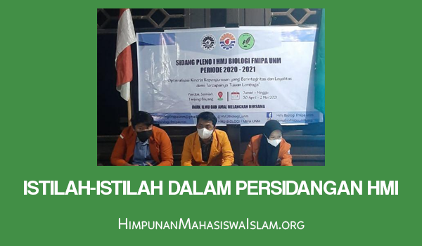 Istilah-Istilah dalam Persidangan HMI