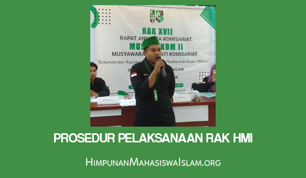 Prosedur Pelaksanaan RAK HMI