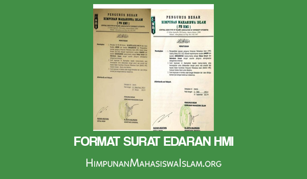 Format Surat Edaran HMI