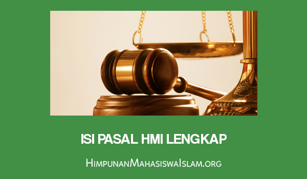 Isi Pasal HMI Lengkap