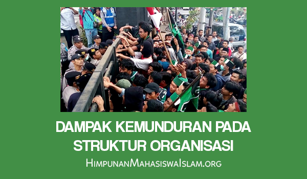 Dampak Kemunduran pada Struktur Organisasi