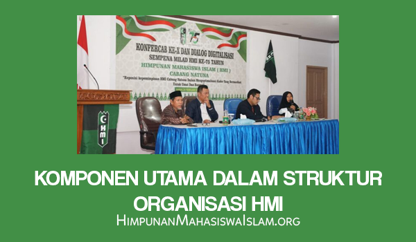 Komponen Utama dalam Struktur Organisasi HMI