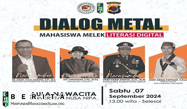 Dialog Literasi Digital Digelar HMI Cabang Maumere