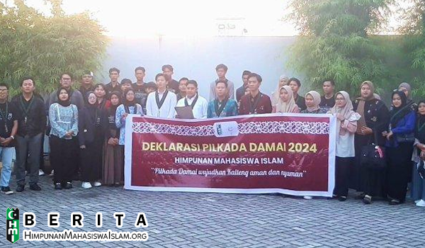 HMI Palangka Raya Deklarasi Wujudkan Pilkada Damai 2024