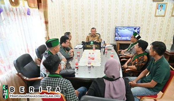 HMI Sibolga Tapteng Temui Wali Kota Bahas LK II Nasional