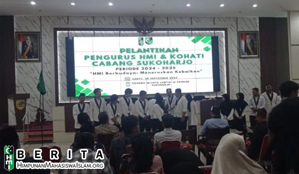 HMI Sukoharjo Lantik Pengurus Baru Periode 2024-2025