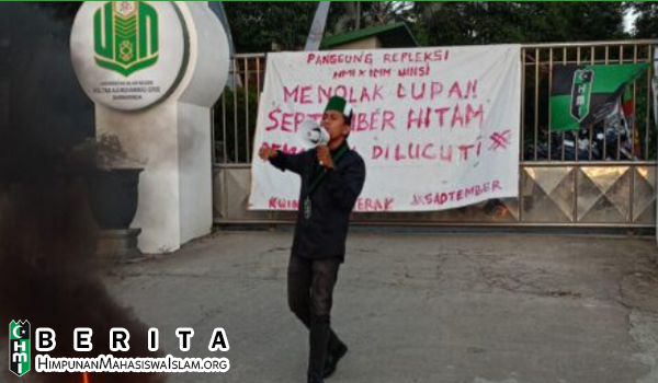 HMI UINSI Samarinda Gelar Panggung Refleksi 'Tolak Lupa September Hitam'