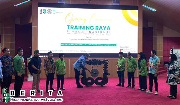 Pertama Kali, HMI Cabang Palangka Raya Selenggarakan Training Raya Nasional