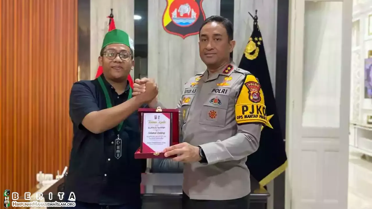 HMI Badko Jabodetabeka Banten dan Kapolda Banten Bersatu Sambut Hari Santri Nasional